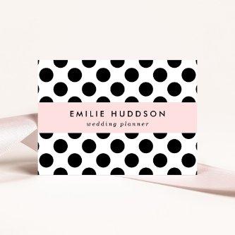 Polka Dots, Polka Dot Pattern, Black and White