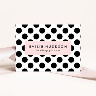 Polka Dots, Polka Dot Pattern, Black and White