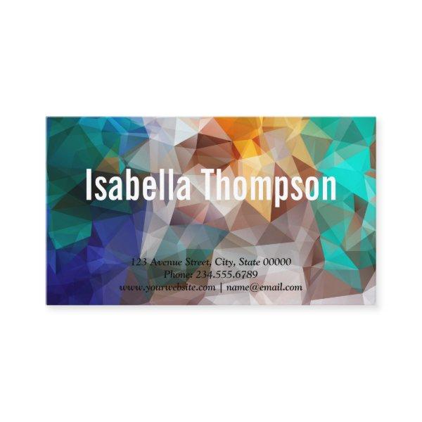 Polygonal personalized geometrical shapes triangle