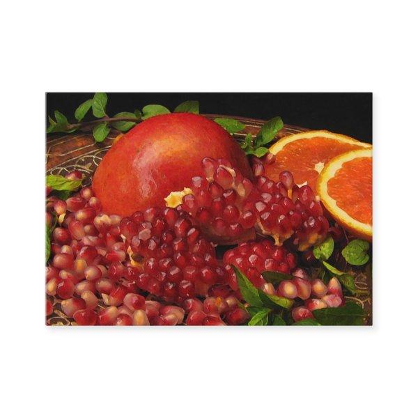 Pomegranate, Orange and Mint ATC