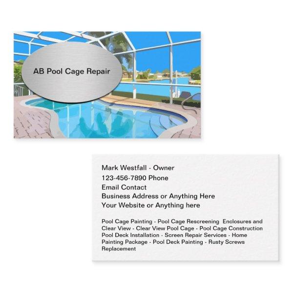 Pool Cage Repair Rescreening