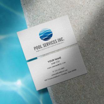 Pool Cleaning Repairing services logo professional
