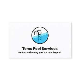 Pool Cleaning Service Logo