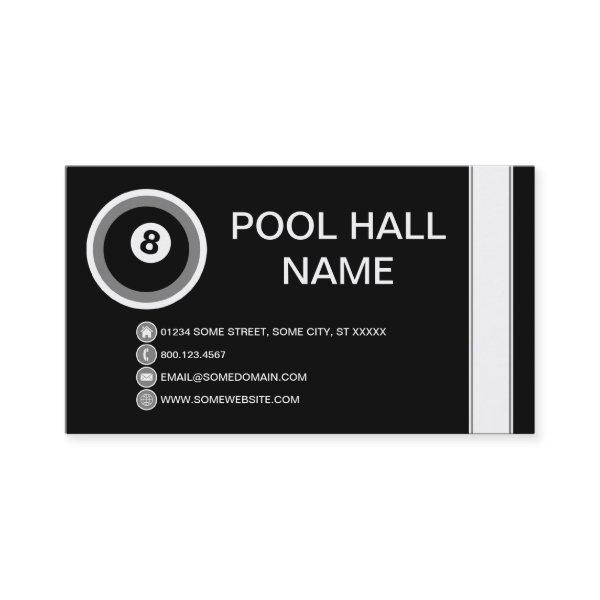 POOL HALL bubble