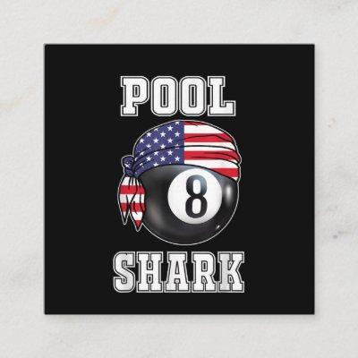 Pool Shark Jersey Cool Gift Top Bar Billiards Square