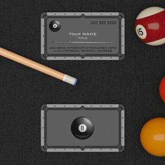 Pool Table Dark