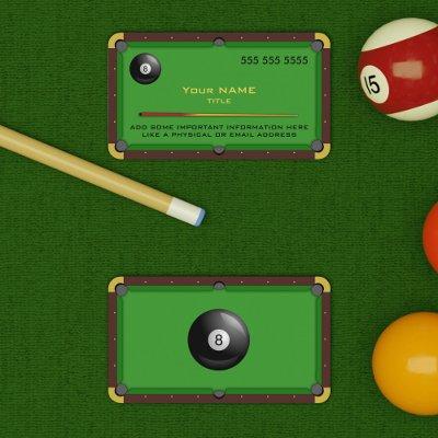 Pool Table Green