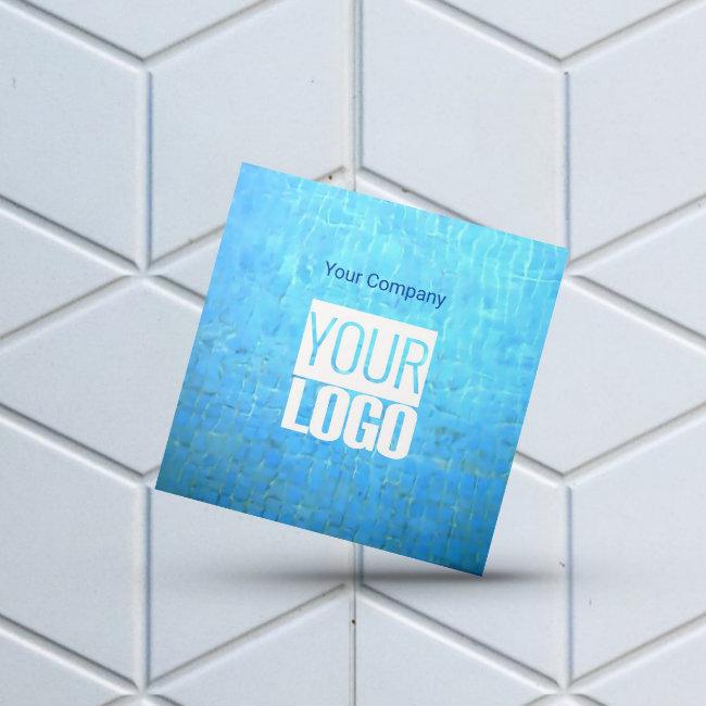 Pool Water add QR Square