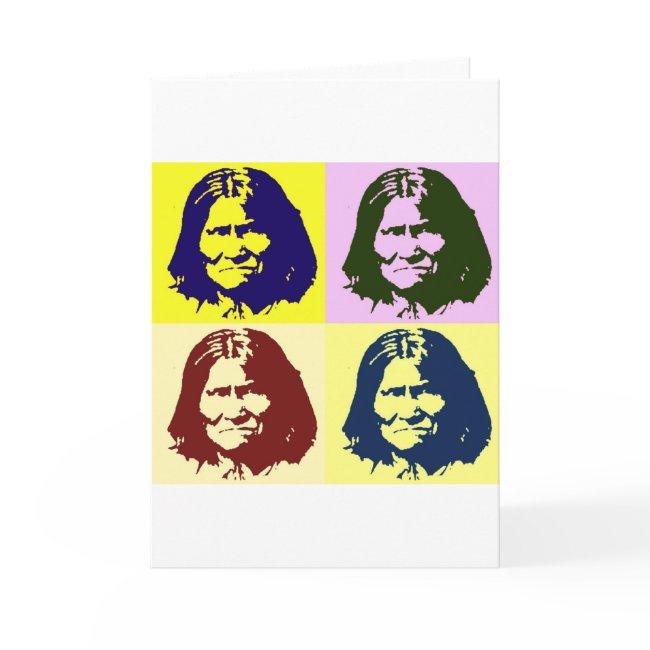 Pop Art Geronimo Card