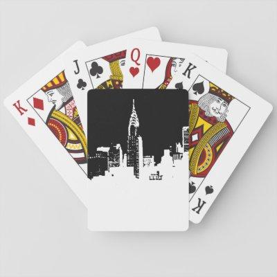 Pop Art New York City Bicycle Playing Cards