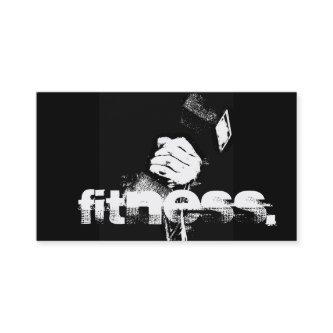 Pop Art Style Personal Trainer Black
