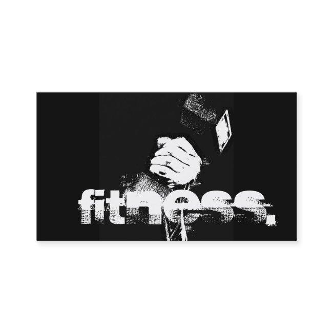 Pop Art Style Personal Trainer Black