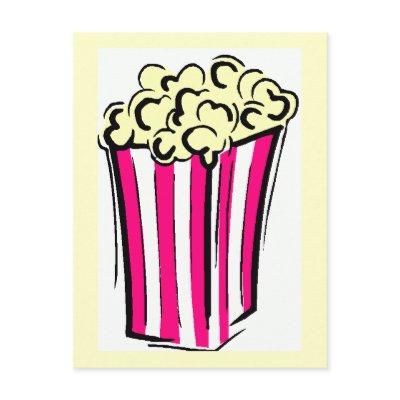 Popcorn Box Postcard
