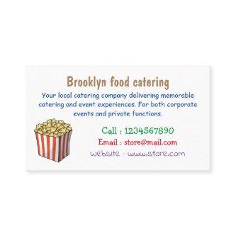 Popcorn cartoon illustration