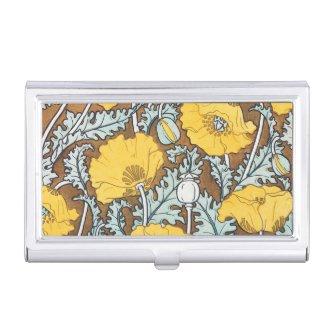 poppy art illustration yellow flower  case