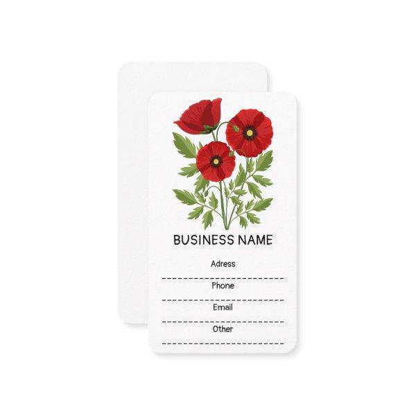 Poppy blooming joyful Summer Flowers