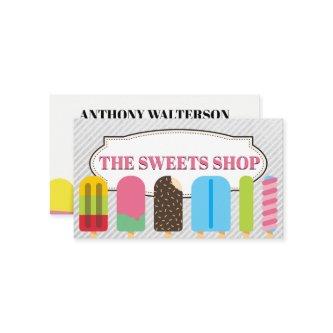 Popsicles and Ice Cream Loyalty Card