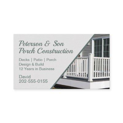 Porch Patio Deck Construction