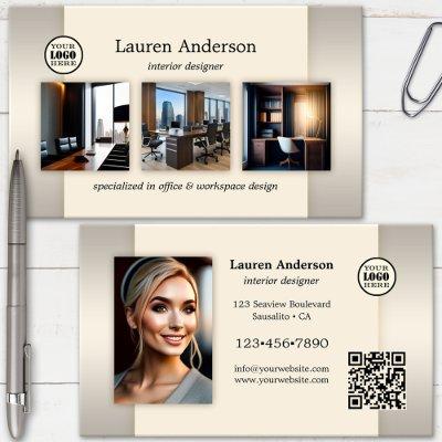 Portfolio Logo QR Code Interior Designer