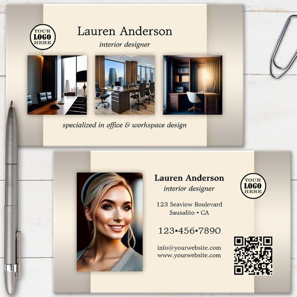 Portfolio Logo QR Code Interior Designer