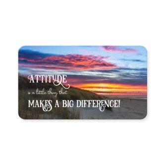 Positive attitude motivational quote life coaching