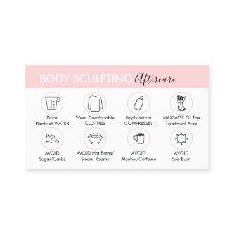 Post Body Sculpting Aftercare Instruction