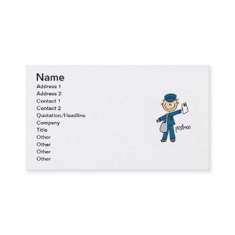Postal Worker Stick Figure