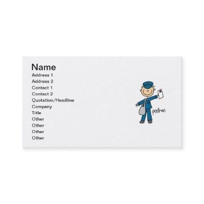 Postal Worker Stick Figure