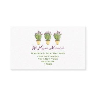 Pot Plant | Moving Announcement Insert Cards