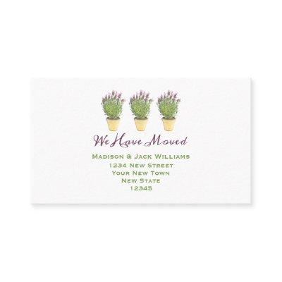 Pot Plant | Moving Announcement Insert Cards