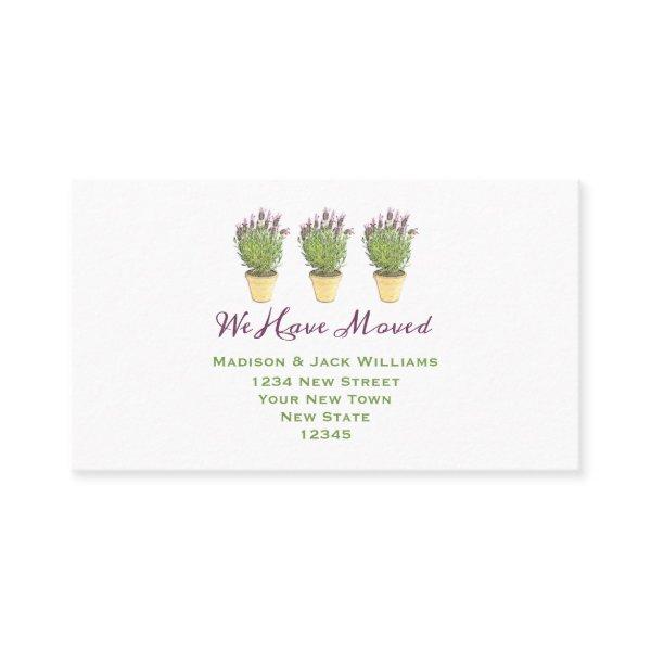 Pot Plant | Moving Announcement Insert Cards