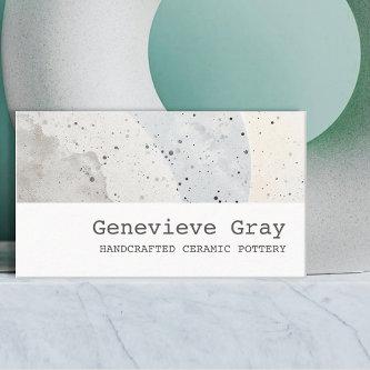 Pottery Handcrafted Modern Minimalist Texture Gray