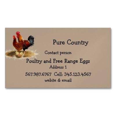 Poultry, Chicken, Eggs Free Run, Organic   Magnet