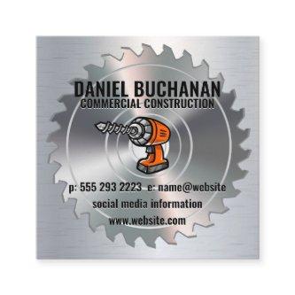 Power Drill | Metallic Brush | Circular Saw Square