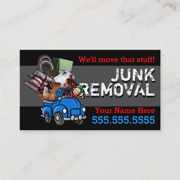 Power Washing/Junk Hauling Business Promo Card