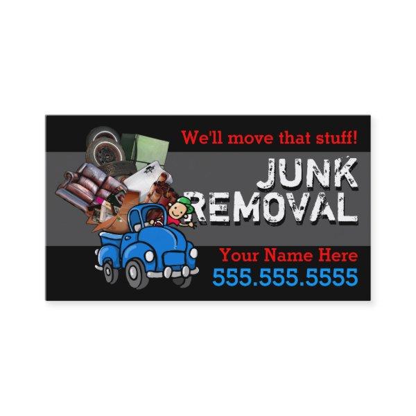 Power Washing/Junk Hauling Business Promo Card