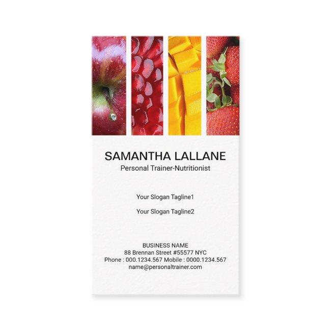 Powerful Colorful Nutritious Fruits Column Trainer