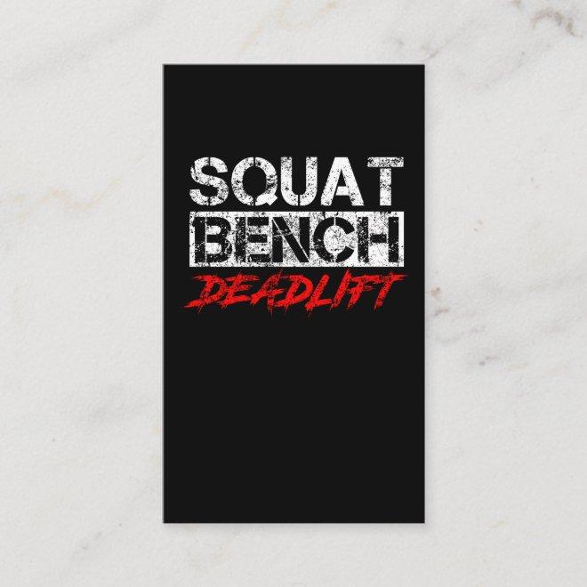 Powerlifting Workout Squat Bench Deadlift Sports