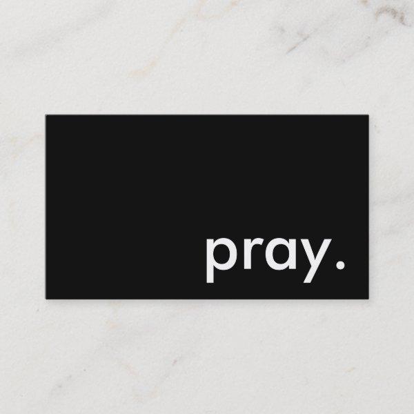 pray.