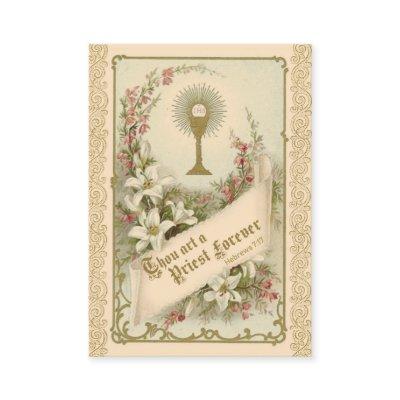 Prayer for Priests by St. Therese Holy Card