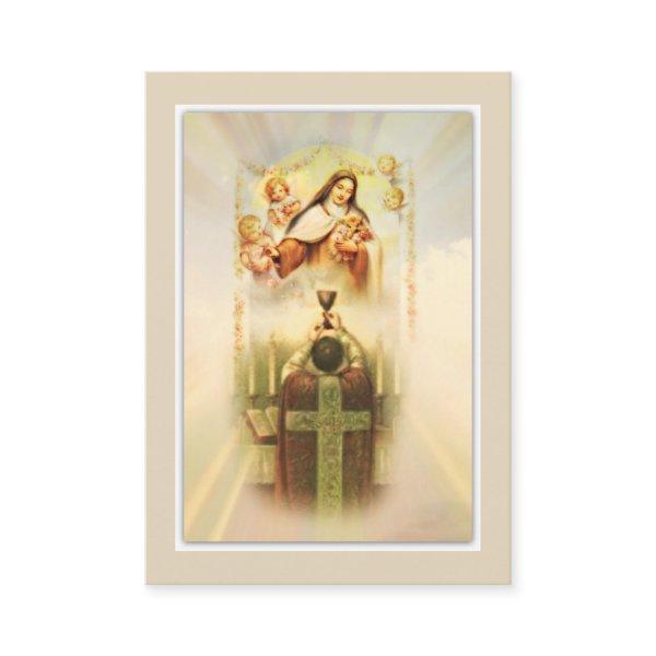 Prayer for Priests by St. Therese Holy Card