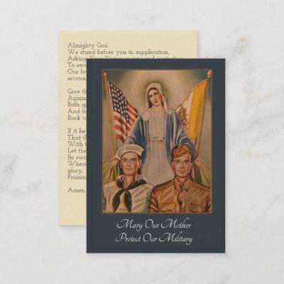 Prayer for those in the Military Service