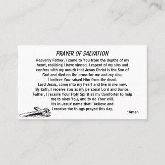 PRAYER OF SALVATION Front/Back