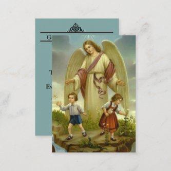 Prayer to My Guardian Angel Holy Card