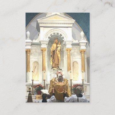 Prayer to Our Lady of Mount Carmel Holy Card