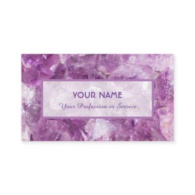 Precious amethyst gem