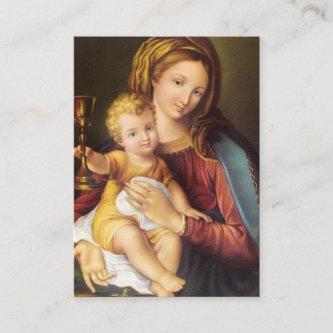 Precious Blood Jesus St. Gertrude Holy Cards