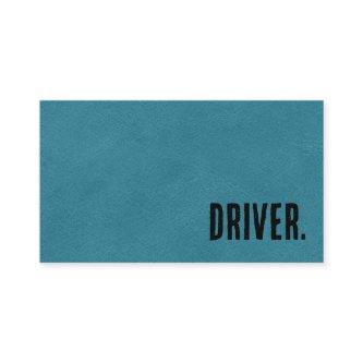 Premier Blue Faux Leather Driver