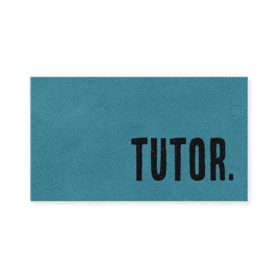 Premier Blue Faux Leather Tutor