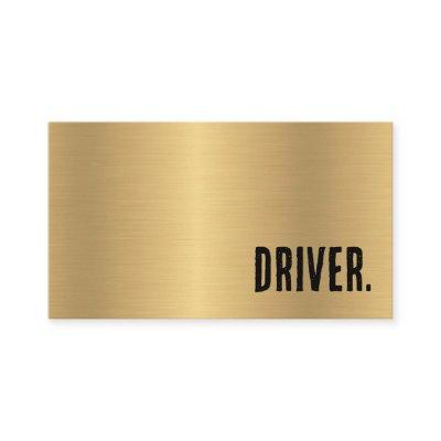 Premier Faux Gold Metallic Driver